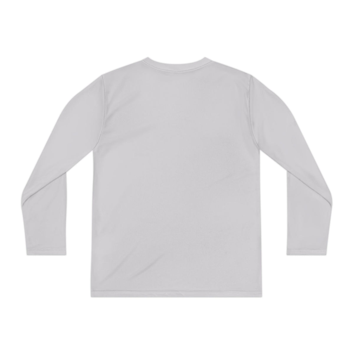 Youth Long Sleeve Tee — "Cozy Season" Blue Checkerboard Poinsettia