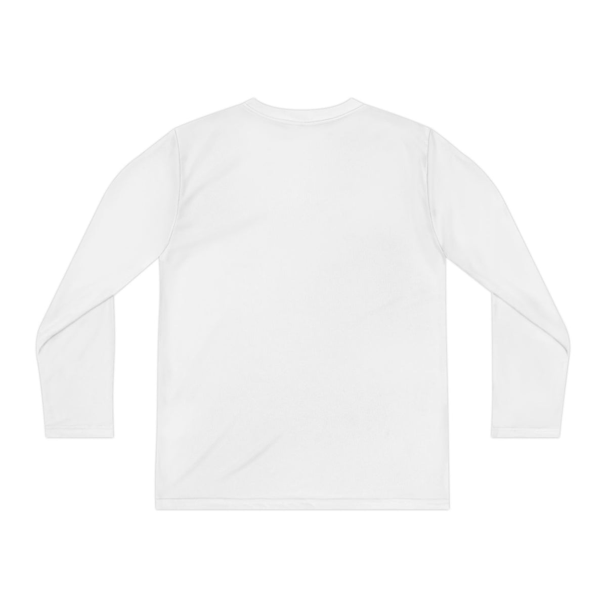 Youth Long Sleeve Tee — "Cozy Season" Blue Checkerboard Poinsettia